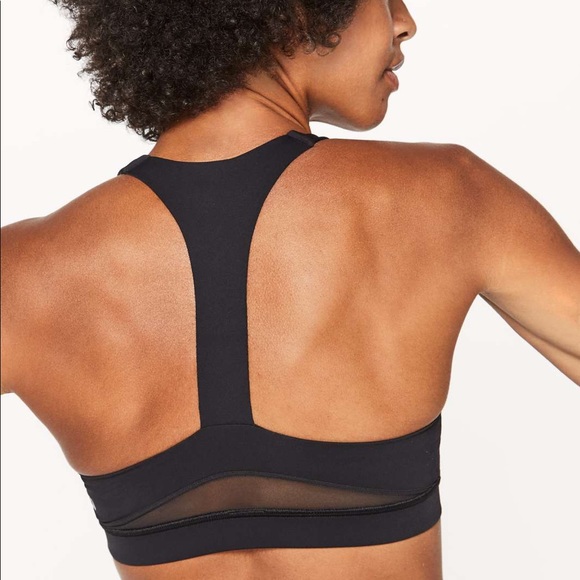lululemon athletica Other - Lululemon break free bra black sports bra t strap back size 10